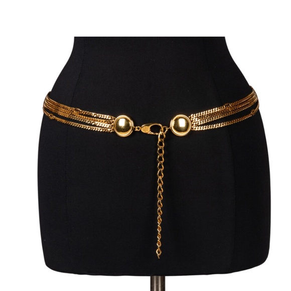 VINTAGE 1990s Gucci Chain Link Belt - Picture 4 of 5